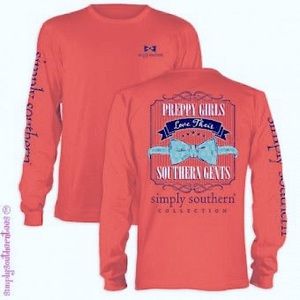 Simply Southern “Preppy Girls” LS Tee